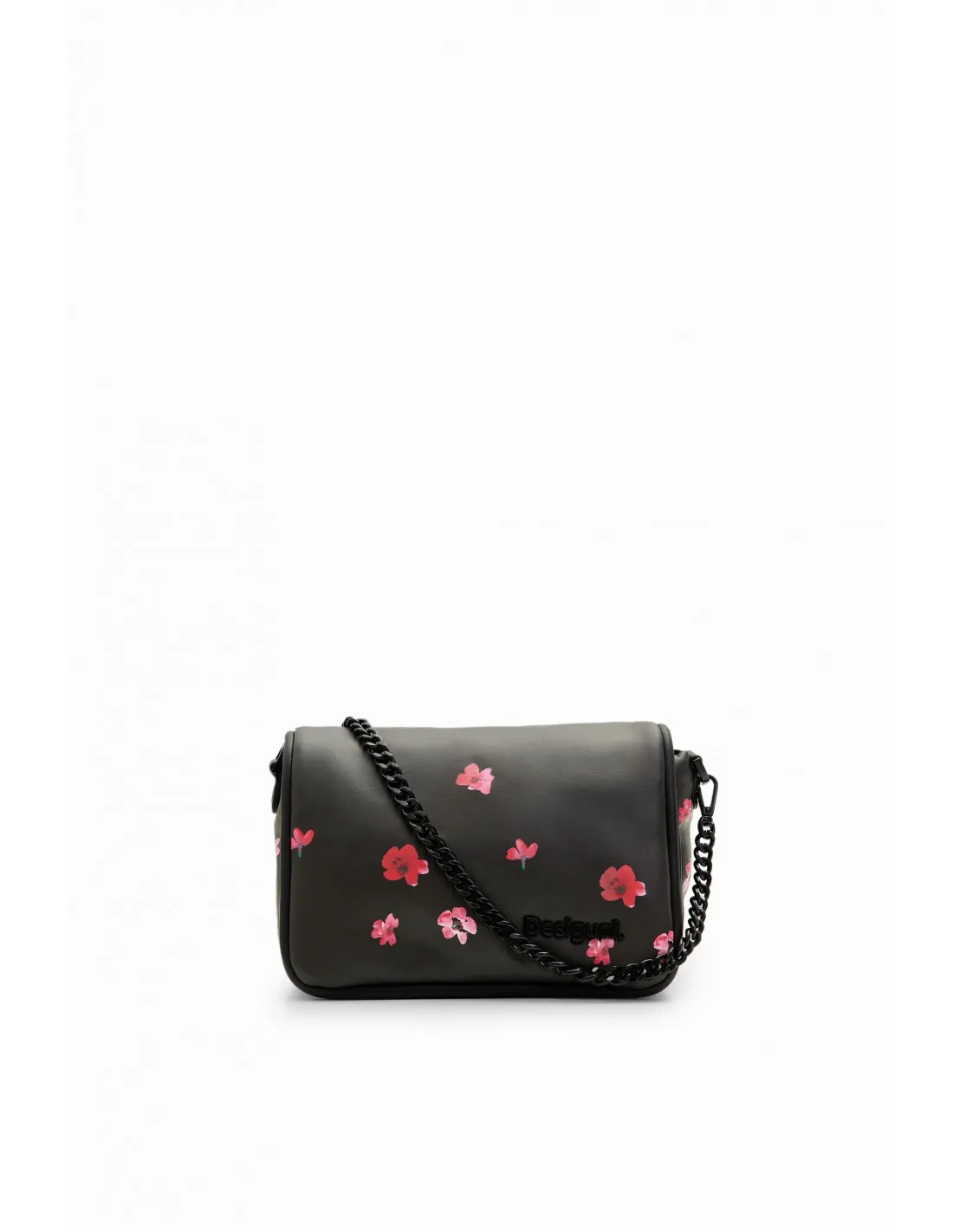 Bandolera S acolchada flores de Desigual