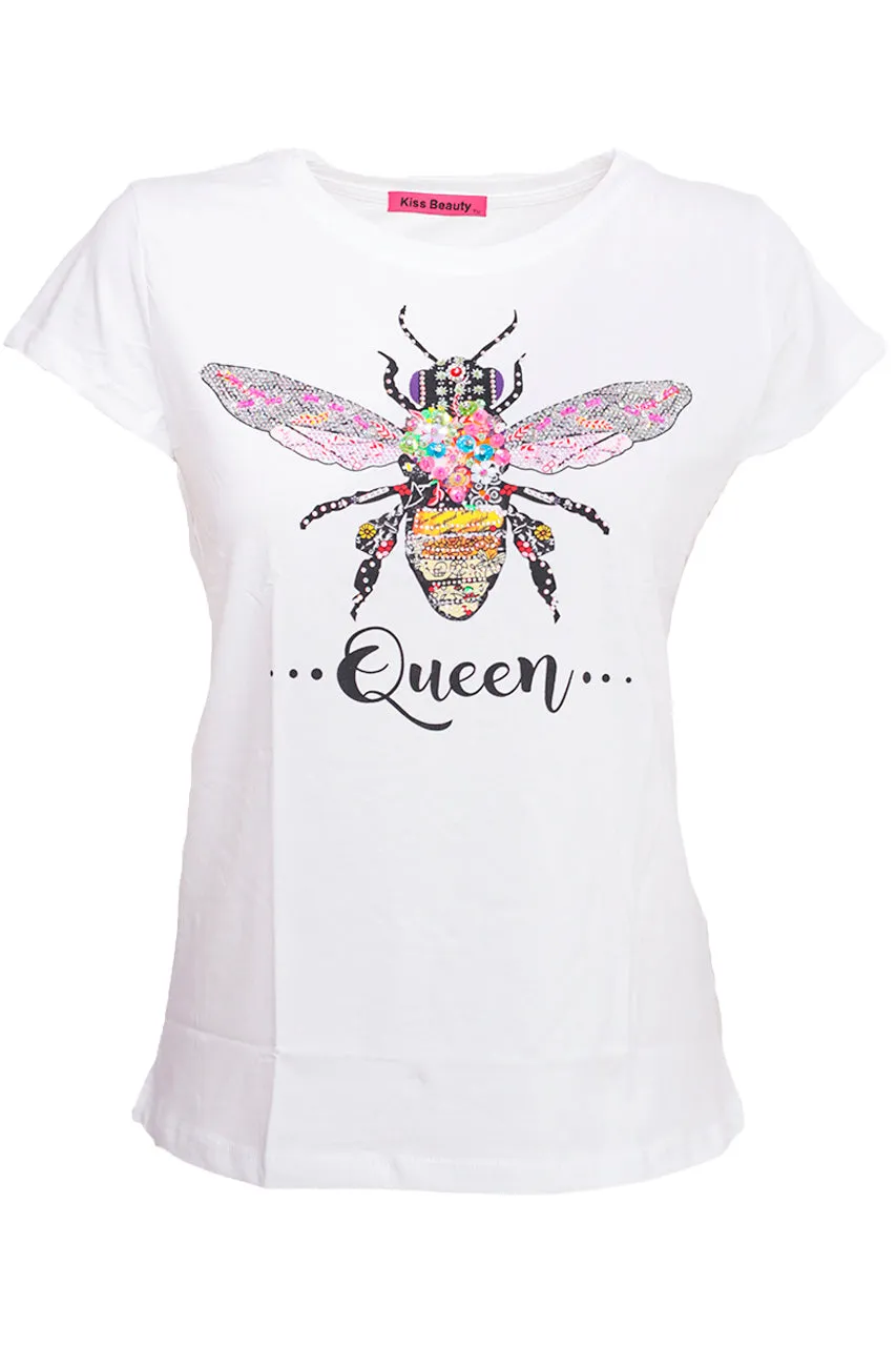 Blusa Diseño Abeja Kiss & Love 6601