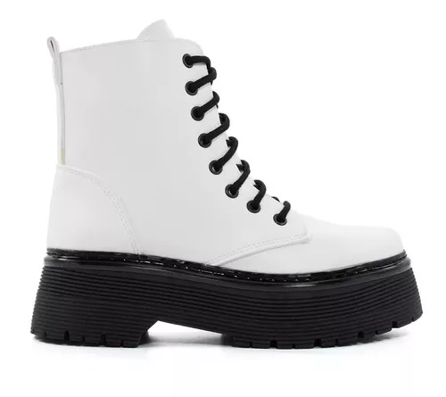 Bota Borcego Mujer Borceguí Caña Media Lorena Estilo Marten1