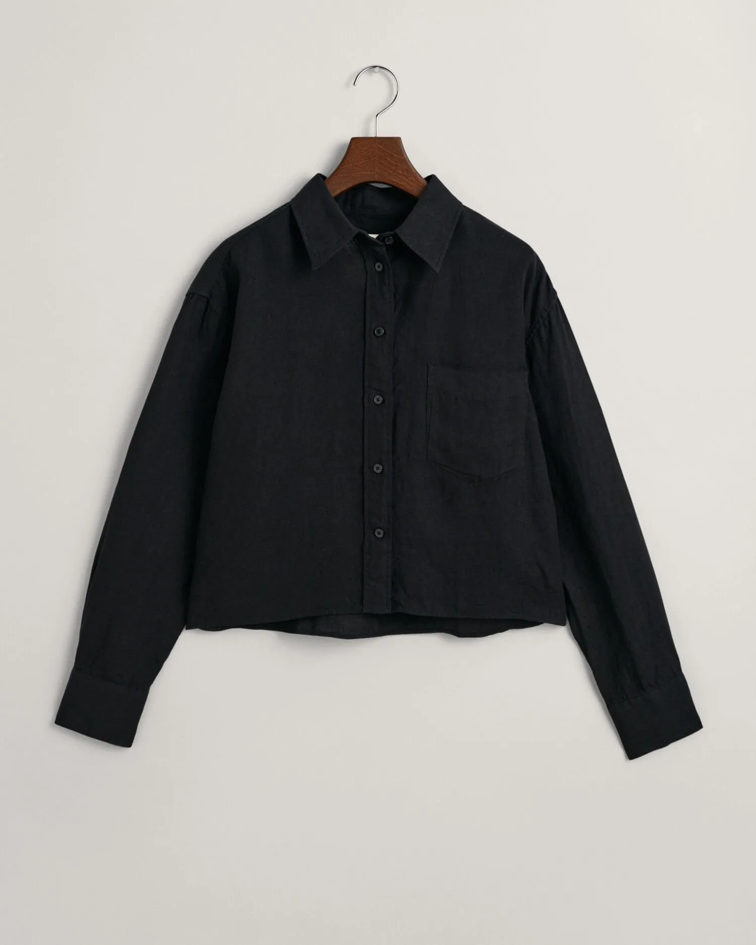 Camisa Relaxed Fit corta en lino