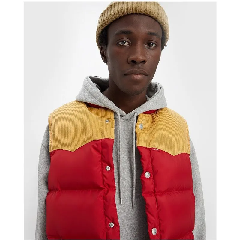 Chaleco Rojo Levis Western Super Puffer Rhythmic Red S