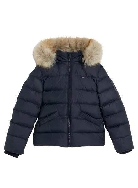 Chaqueta Tommy Hilfiger Essential Down Marino Niña