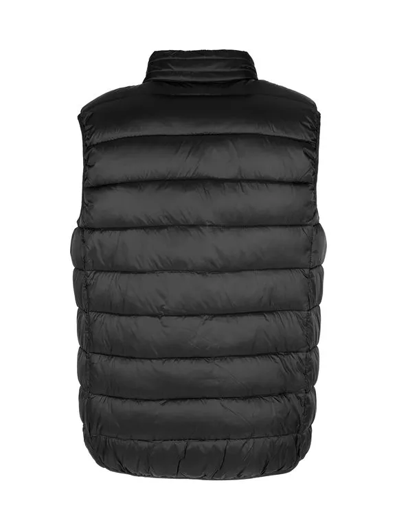 Coveri Collection Chaleco acolchado de hombre con cremallera.