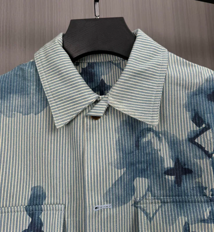 Diseñador Botón Camisa Camisa formal para hombres Fashionable Camisa de manga larga de manga larga para hombres puro