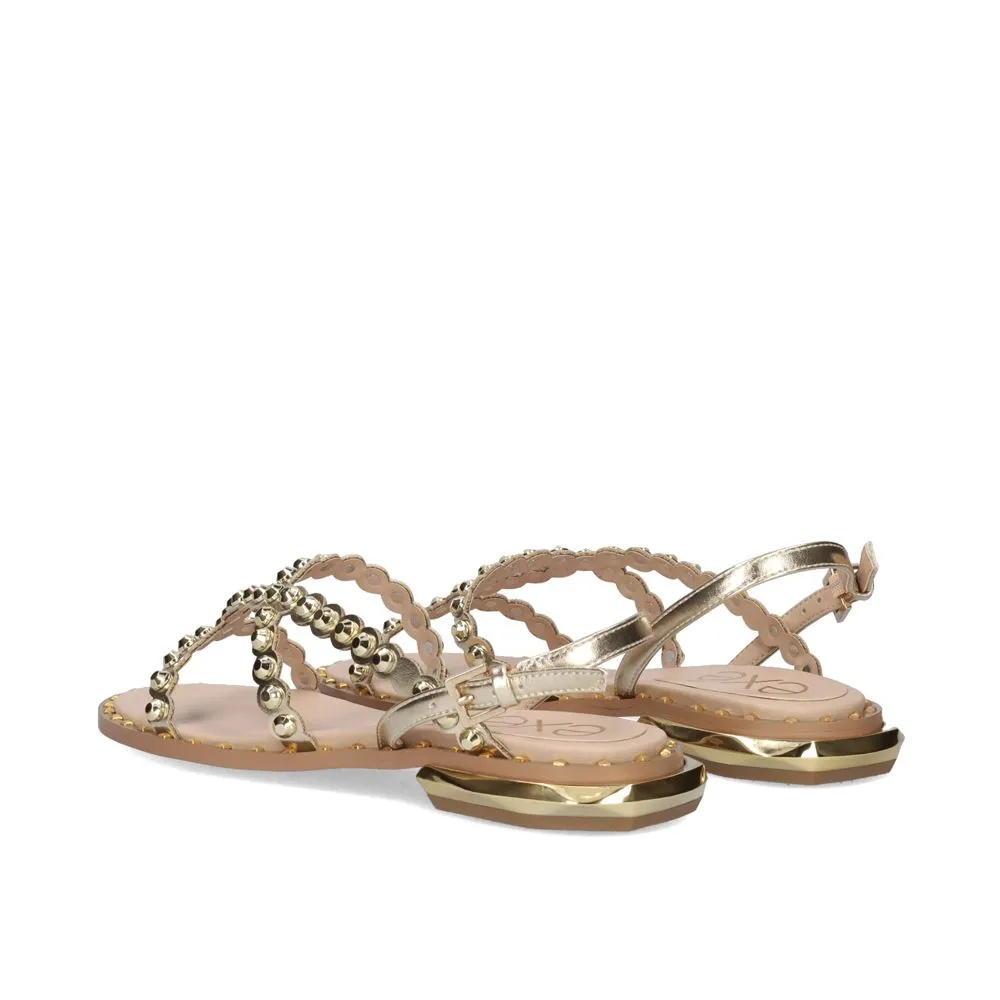 Exe sandalias doradas