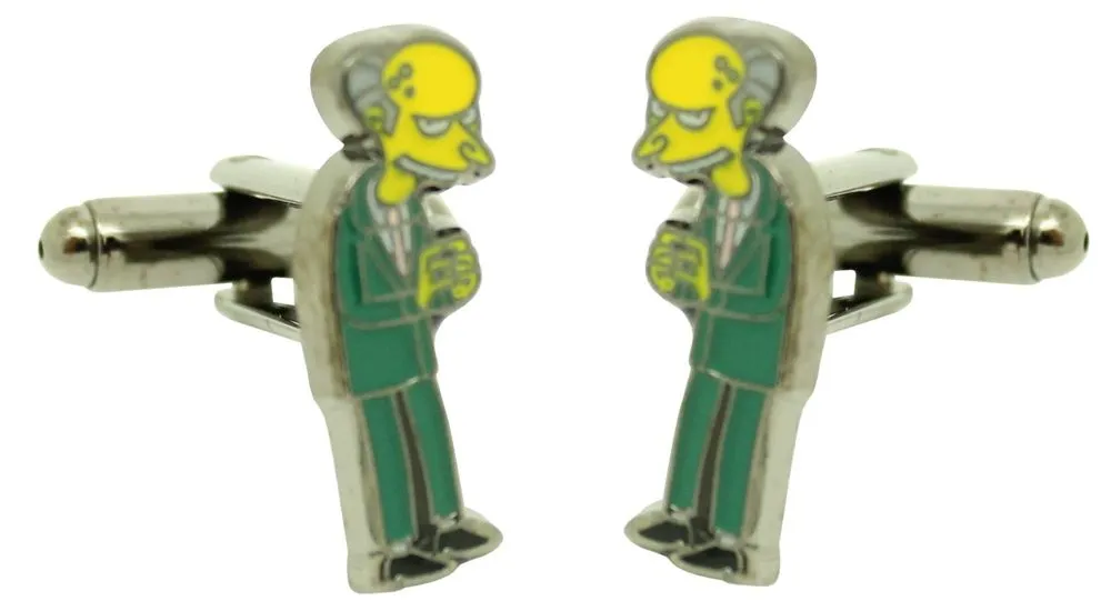 Gemelos para camisa Montgomery Burns de Simpson