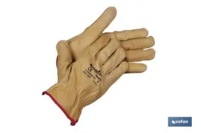 Guantes de piel de vacuno | Repelentes al agua | Seguros y cómodos | Resistentes y duraderos