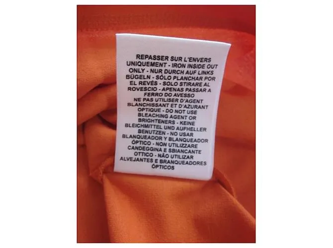 Hermès Camiseta Algodón Clic Clac Naranja 