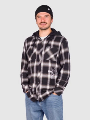 Lurking Class K-9 Hooded Flannel Camisa