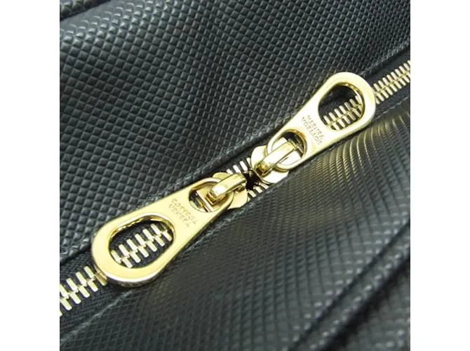 Maletín Marco Polo Bottega Veneta Negro Marrón oscuro 
