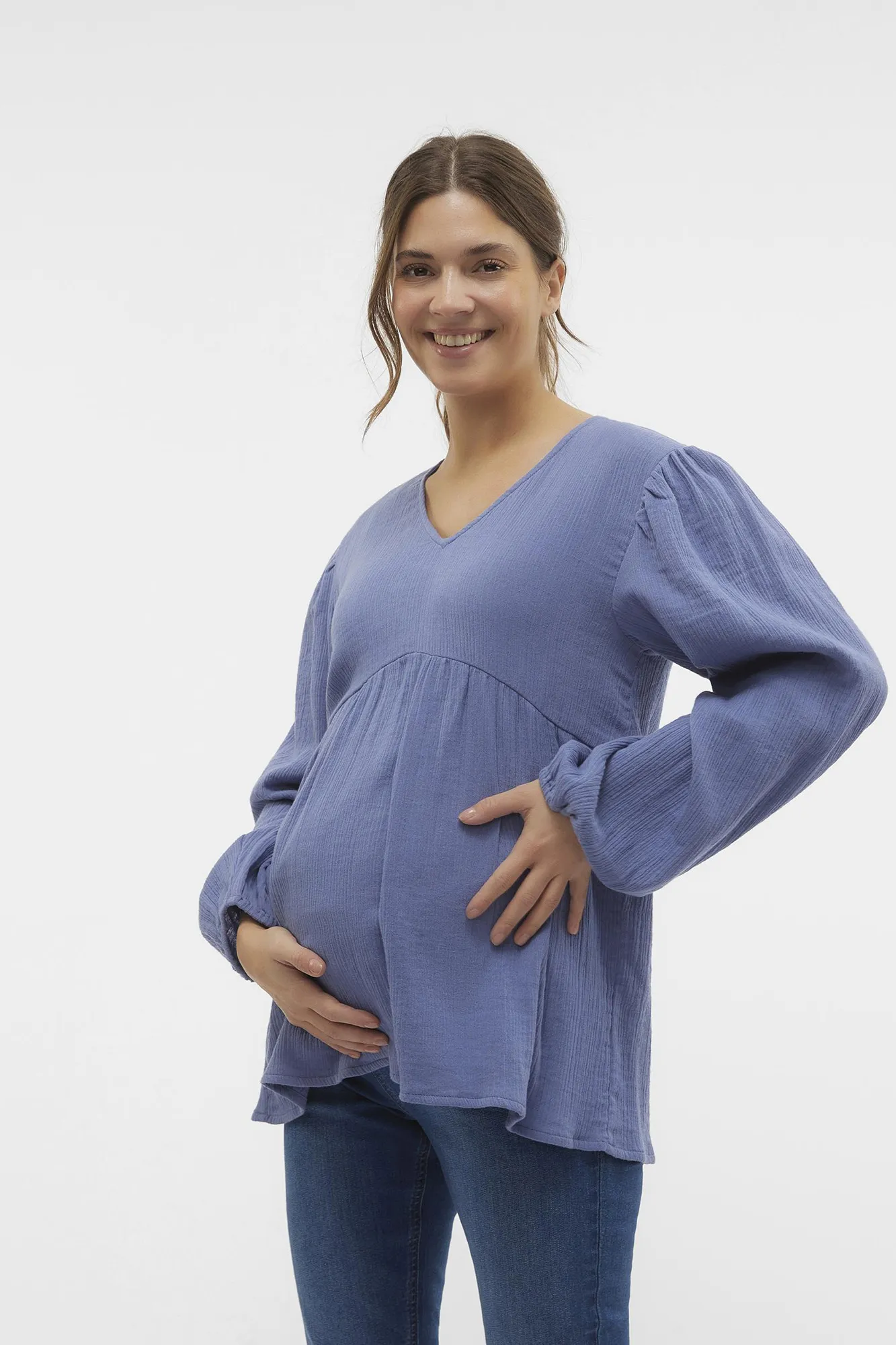 Mamalicious Top de manga larga maternity