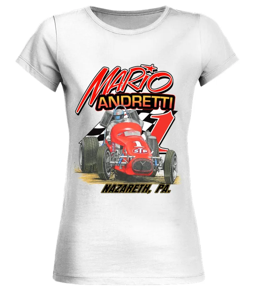 Mario Andretti 2 (2) Camiseta cuello redondo Mujer