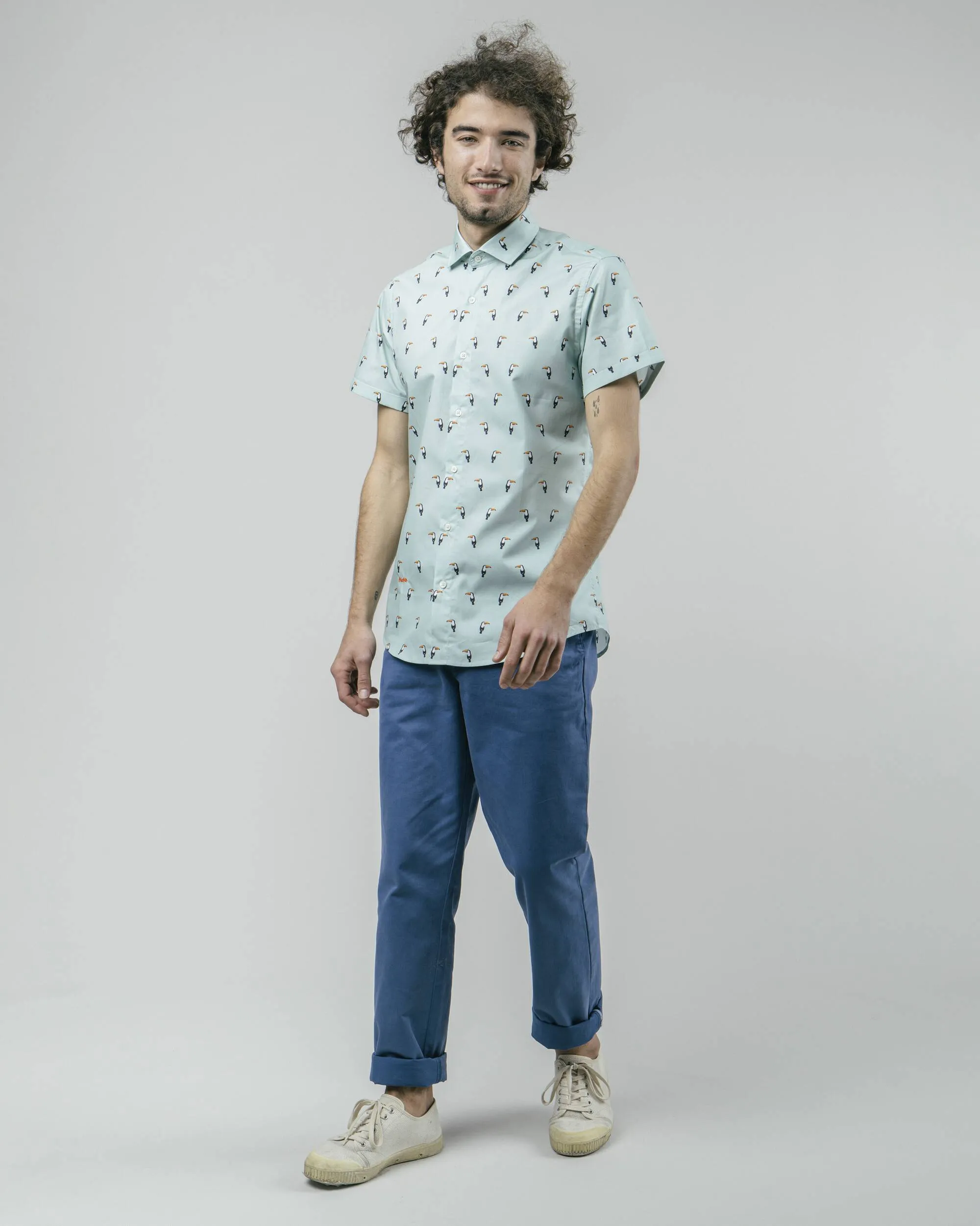 Tropical Tucan Printed Shirt
