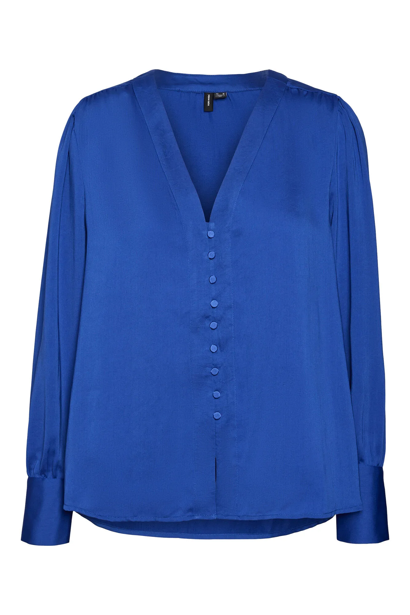 Vero Moda Top de manga larga cuello pico